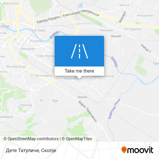 Дете Татуличе map