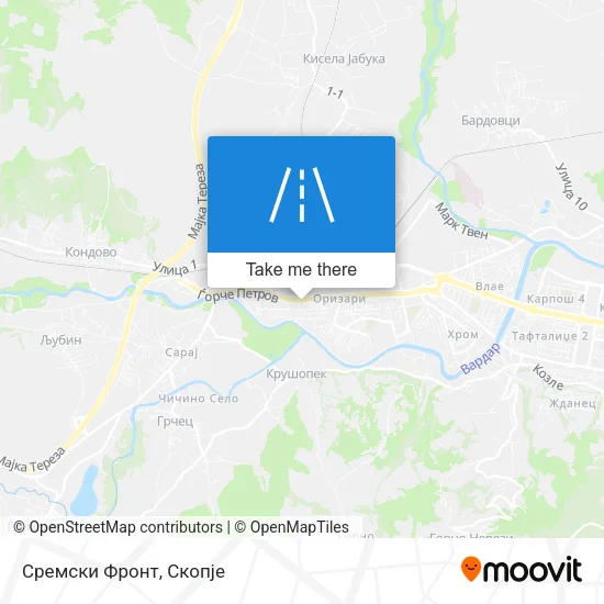 Сремски Фронт map