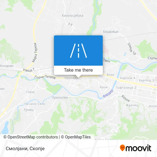 Смолјани map