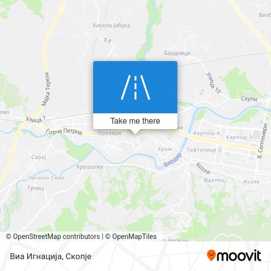 Виа Игнација map
