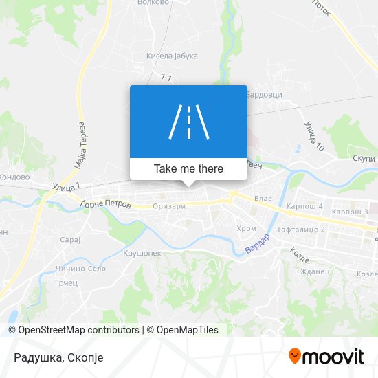 Радушка map