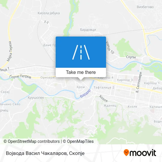 Војвода Васил Чакаларов map