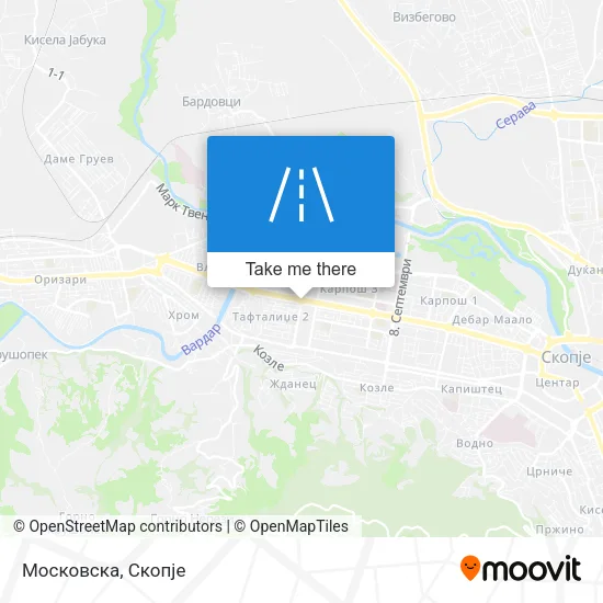 Московска map