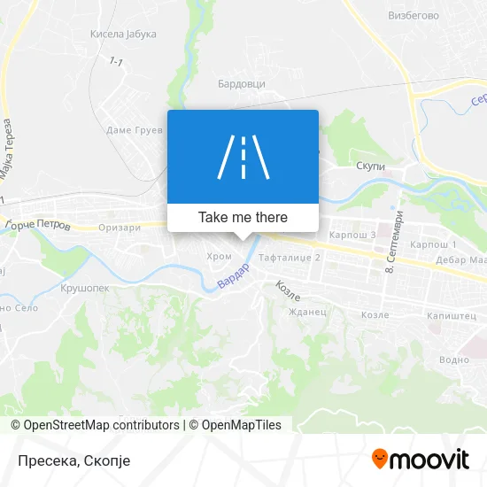 Пресека map