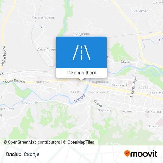 Влајко map