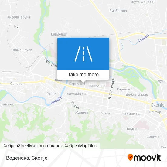 Воденска map
