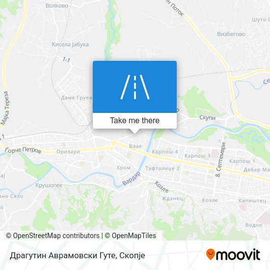 Драгутин Аврамовски Гуте map