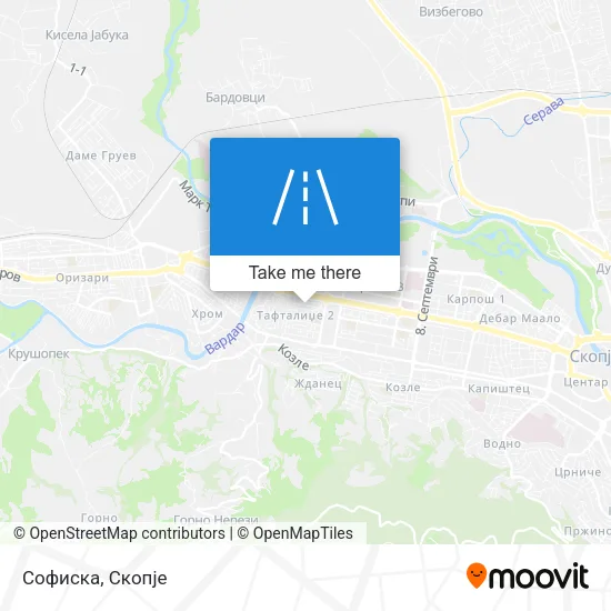 Софиска map