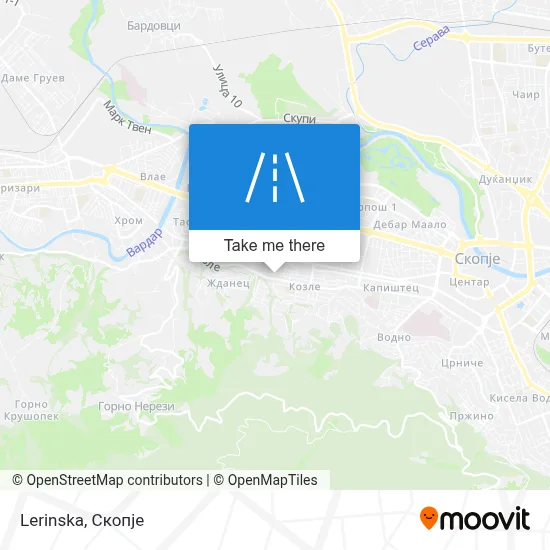 Леринска map