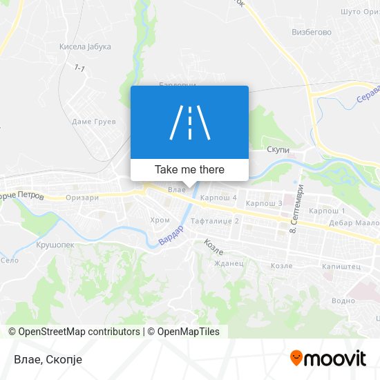 Влае map