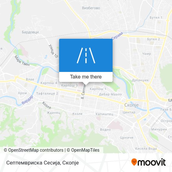 Септемвриска Сесија map
