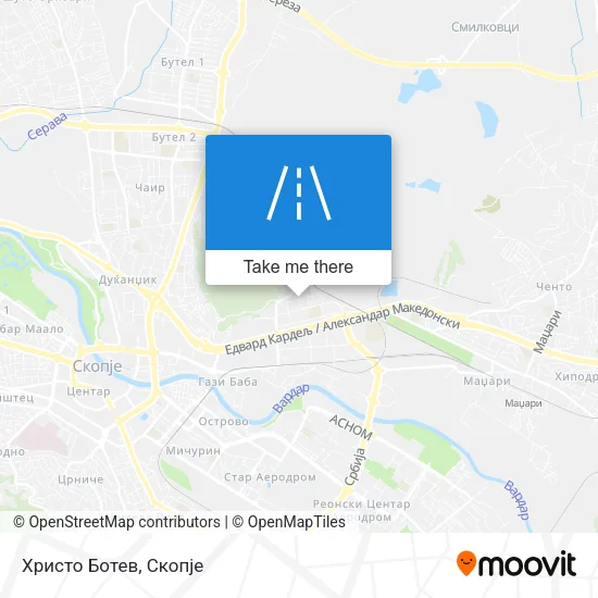 Христо Ботев map