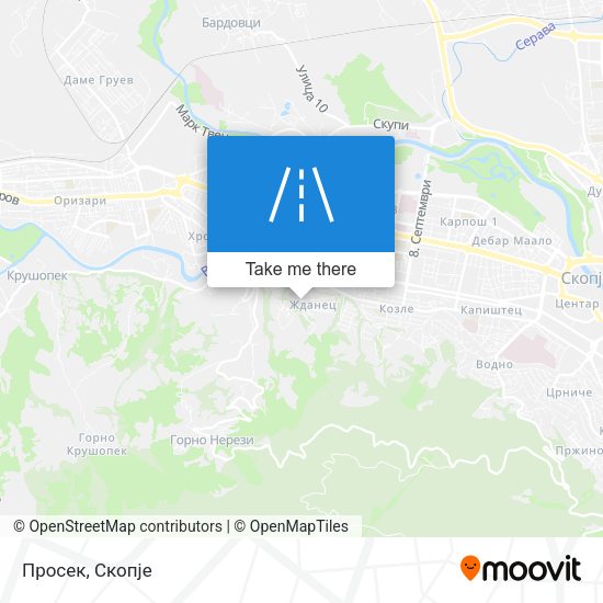Просек map