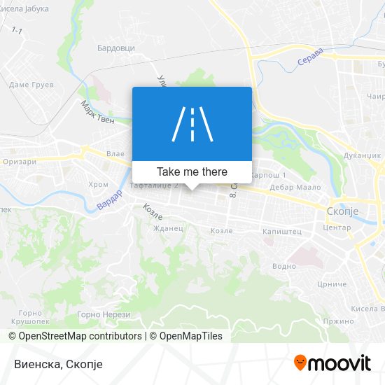 Виенска map