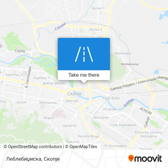 Леблебиџиска map