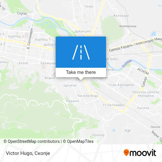 Victor Hugo map