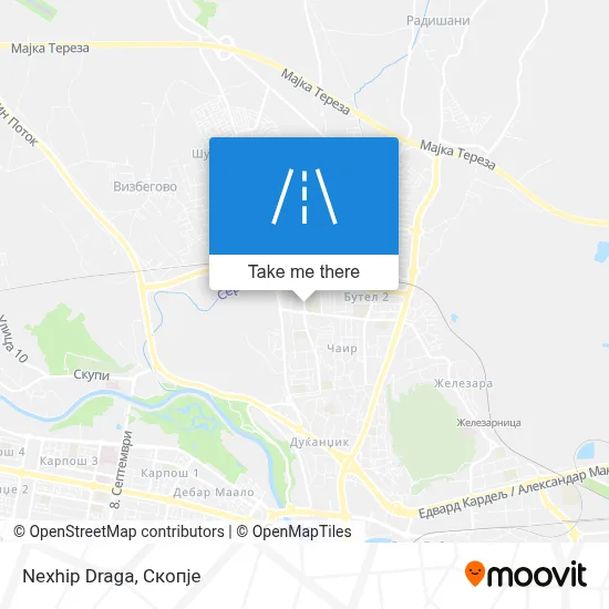 Nexhip Draga map