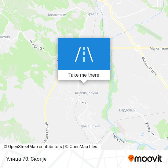 Улица 70 map