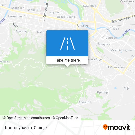 Крстосувачка map