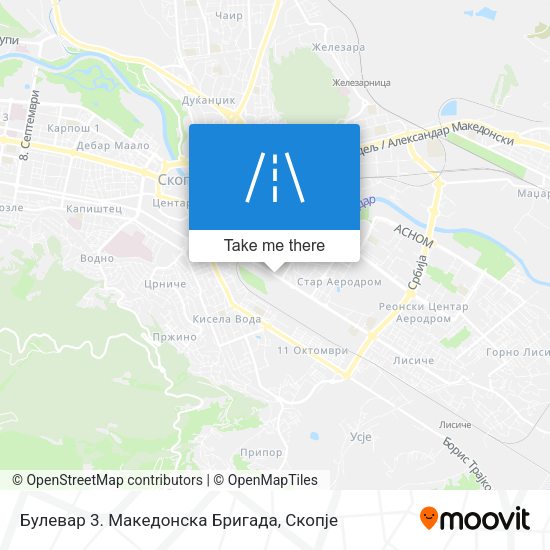 Булевар 3. Македонска Бригада map