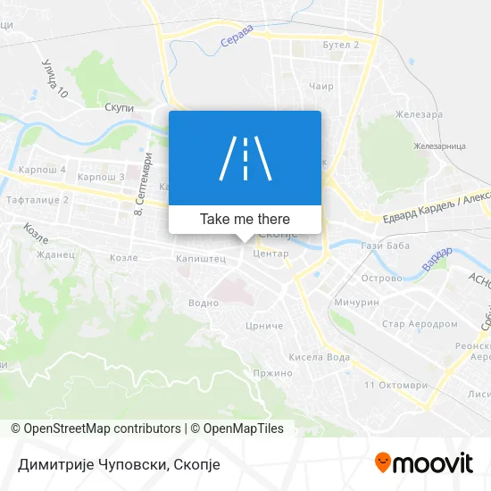 Димитрије Чуповски map