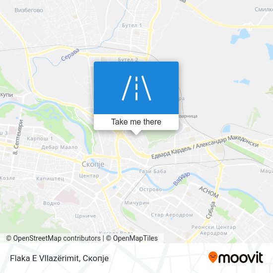 Flaka E Vllazërimit map