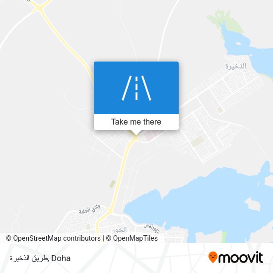 طريق الذخيرة map