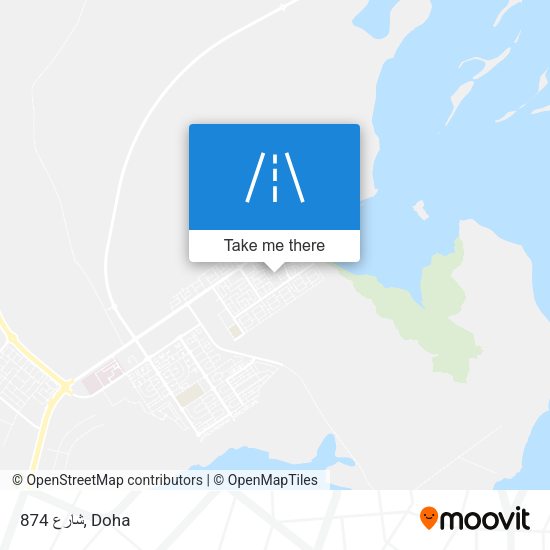 شارع 874 map