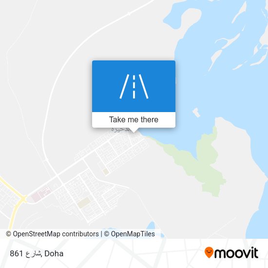 شارع 861 map