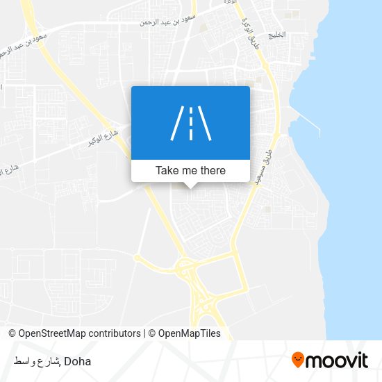 شارع واسط map