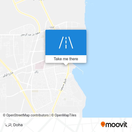 الثريا map