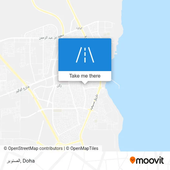 الصنوبر map