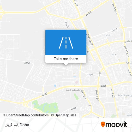 أبــا الزبار map