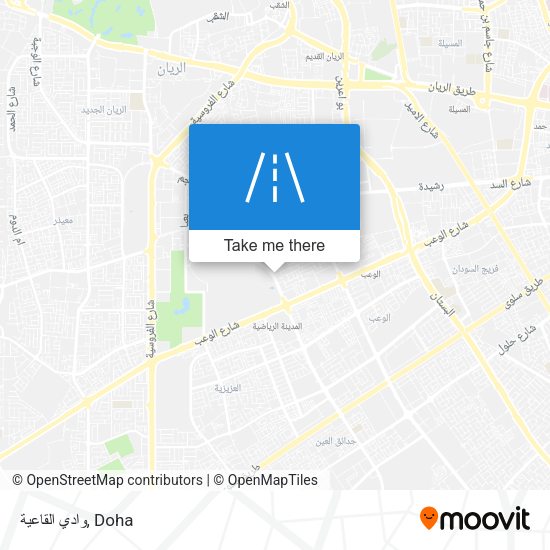 وادي القاعية map