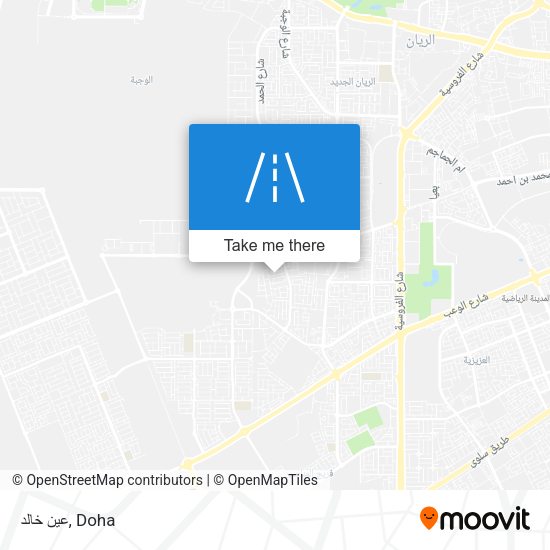 عين خالد map