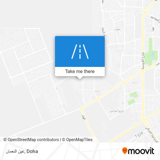 عين النعمان map