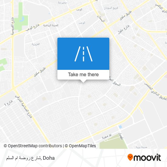 شارع روضة ام السلم map