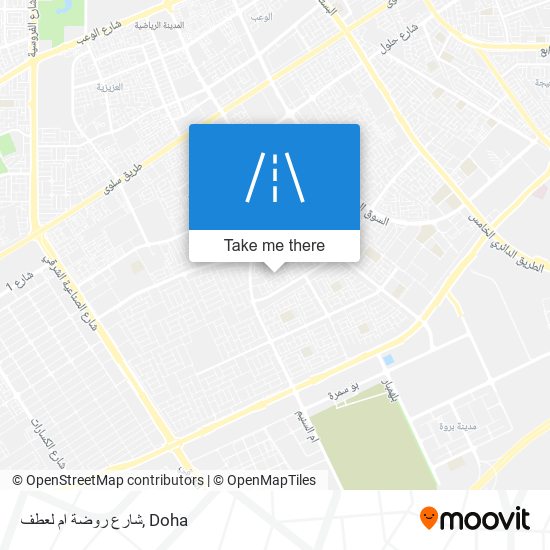 شارع روضة ام لعطف map