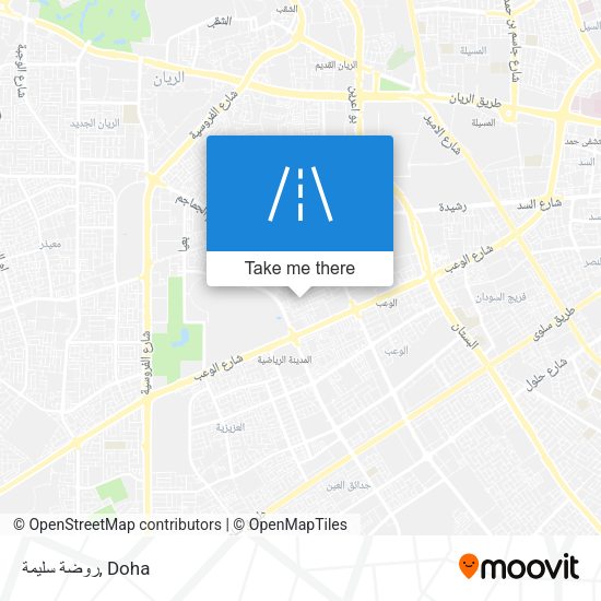 روضة سليمة map
