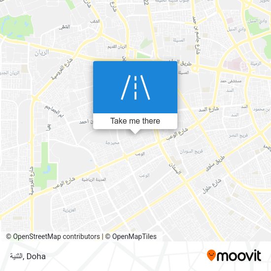 الثنية map