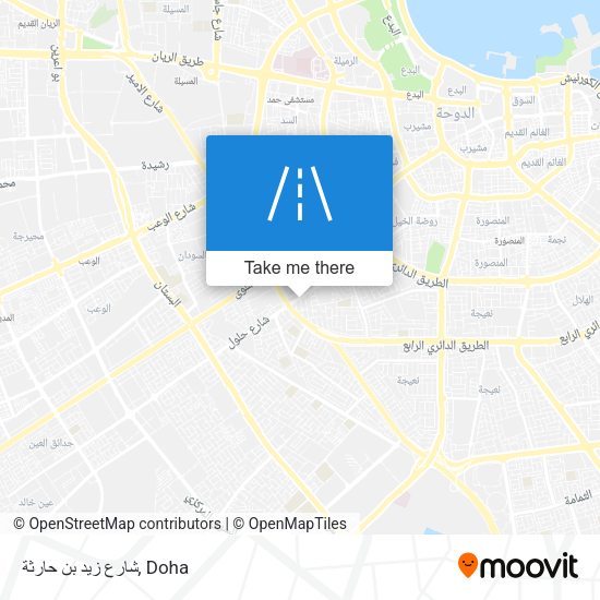 شارع زيد بن حارثة map