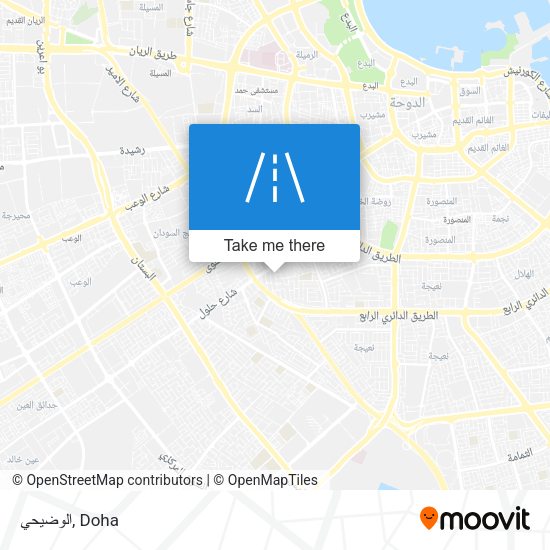 الوضيحي map