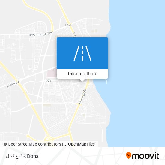 شارع الجبل map