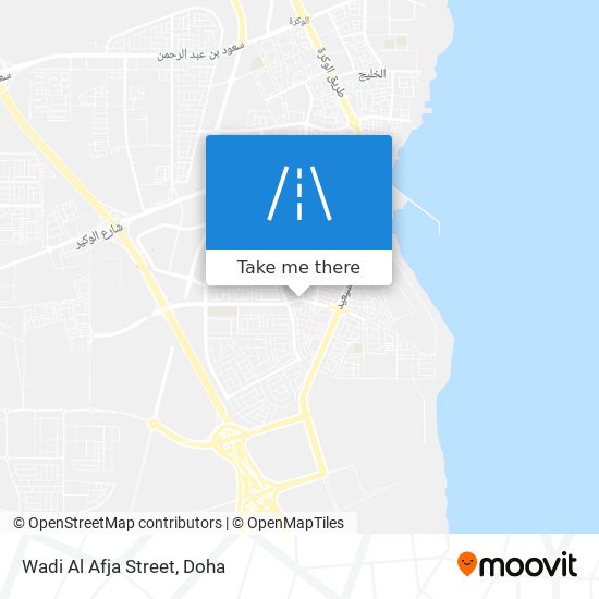 Wadi Al Afja Street map