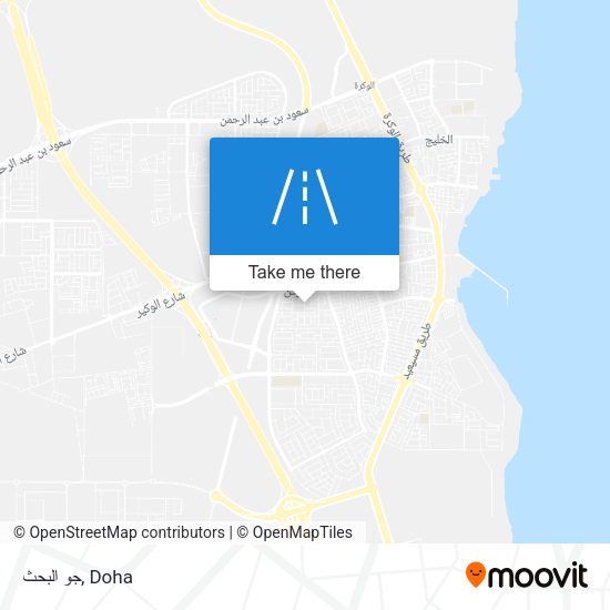 جو البحث map