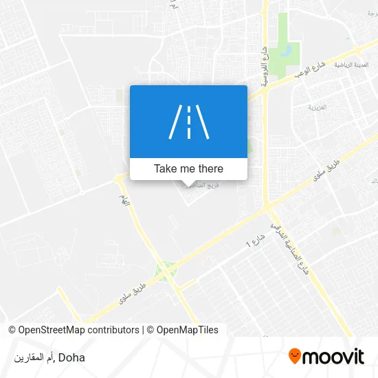 أم المقارين map