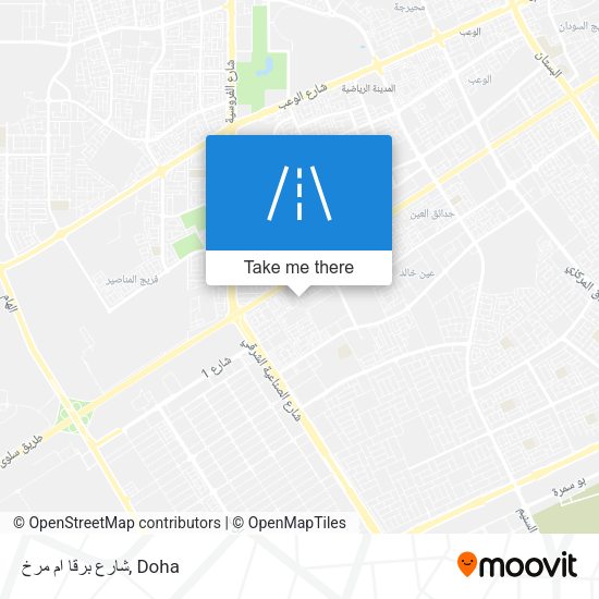 شارع برقا ام مرخ map