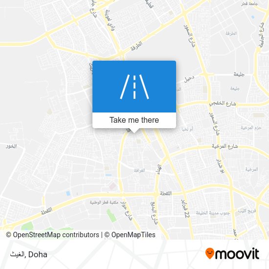 الغيث map