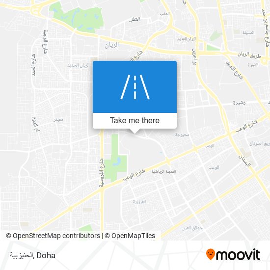 الحنيزبية map