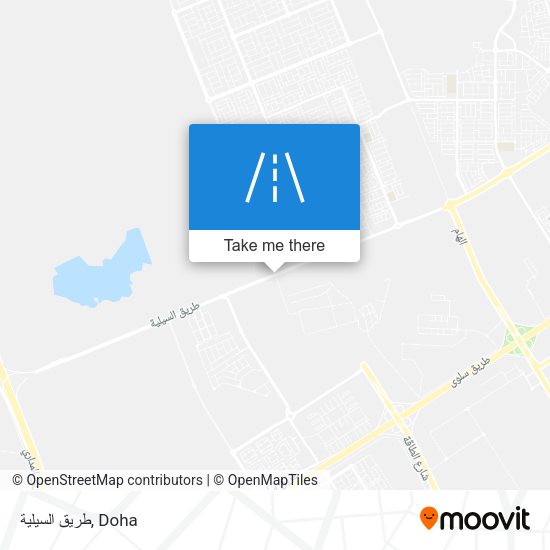 طريق السيلية map